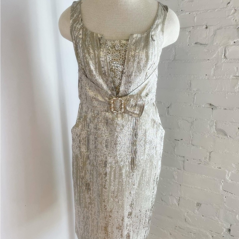 Elegant Sequin Dress in Silver